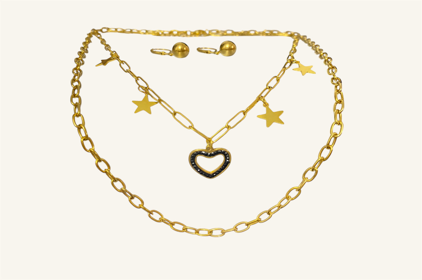 Juego Doble Estrellas Corazón