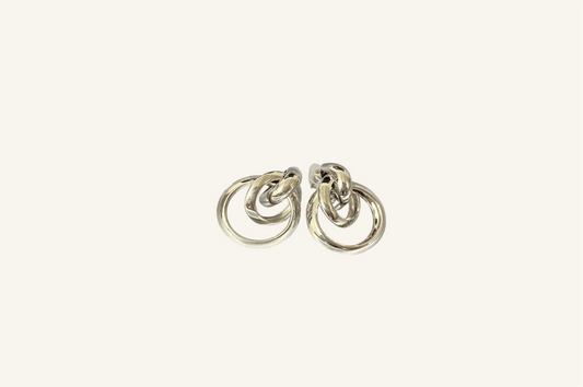 Aretes Círculos Cruzados