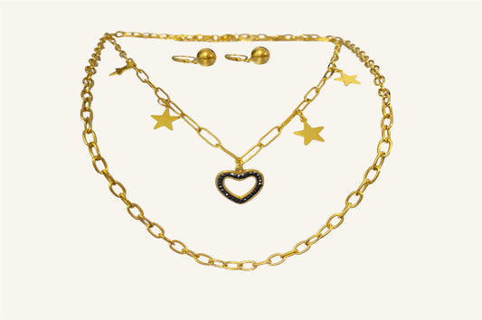 Juego Doble Estrellas Corazón