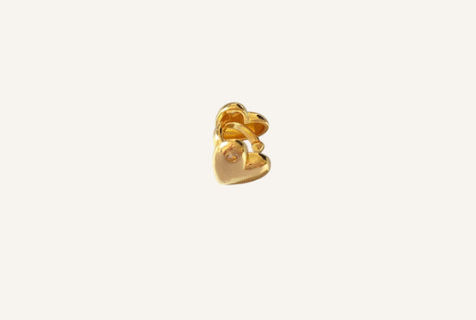 Earcuff Corazón Dorado