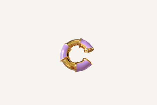 Earcuff Ginebra Lila