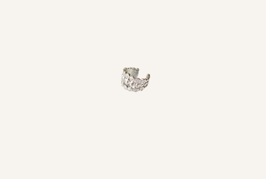 Earcuff Luxemburgo Plateado