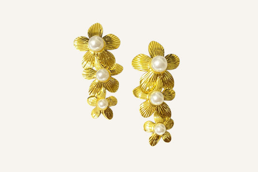 Aretes Tres Flores