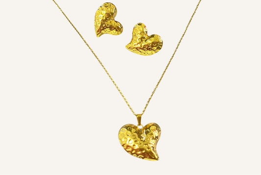 Set De Corazones Grandes