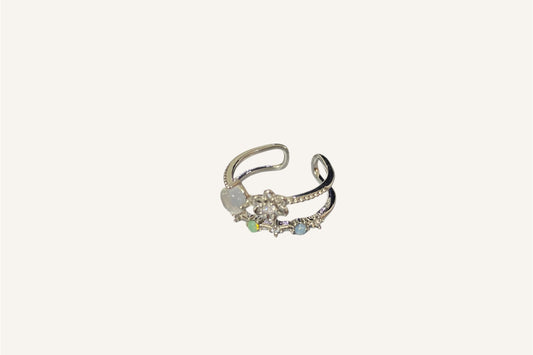 Anillo Lizzy Plateado